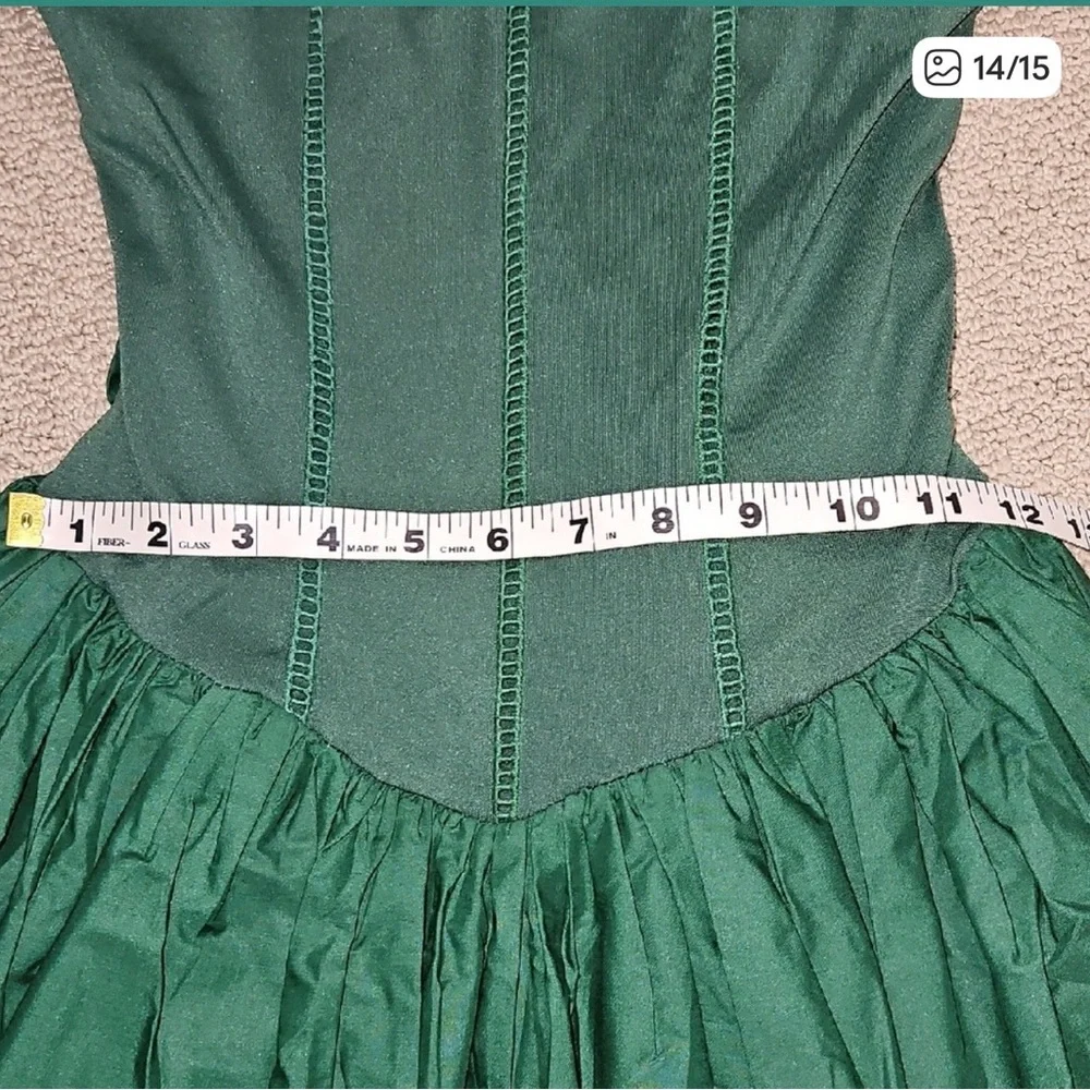 NWT Commense Serendipity Emerald Green Dress With Adjustable Straps - Picture 5 of 8